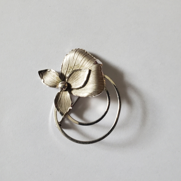 Bond Boyd Sterling Vintage Brooch Pin - Picture 5 of 5